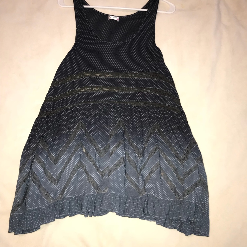 Voile and Lace Trapeze Slip Ombre Ombré Custom Dye